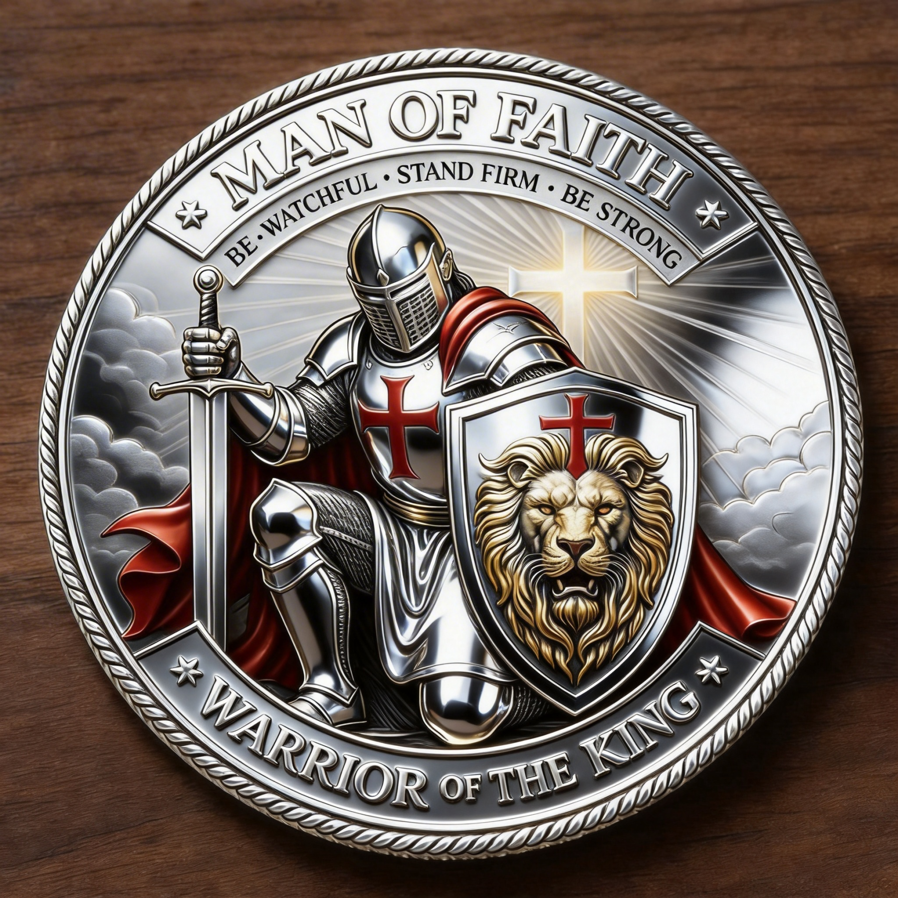 ⚡️Last Day 60% OFF - Brotherhood of Knights Commemorative Coin ⚔️🛡️