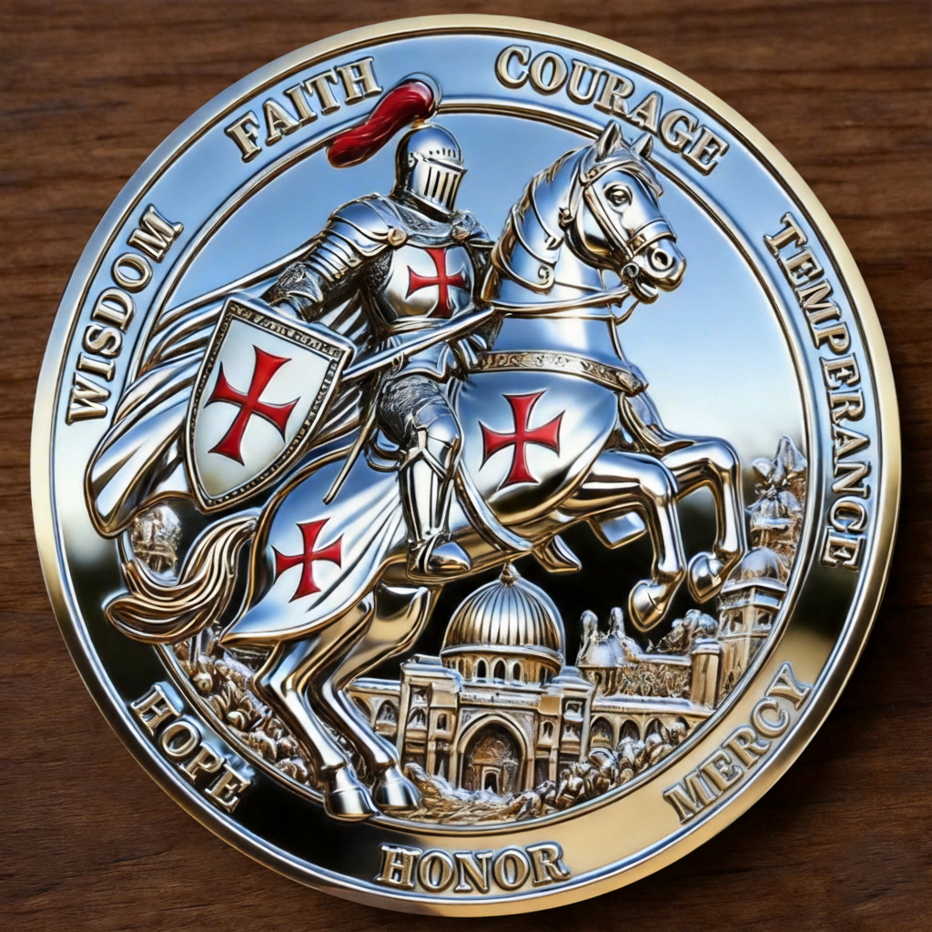 ⚡️Last Day 60% OFF - Brotherhood of Knights Commemorative Coin ⚔️🛡️