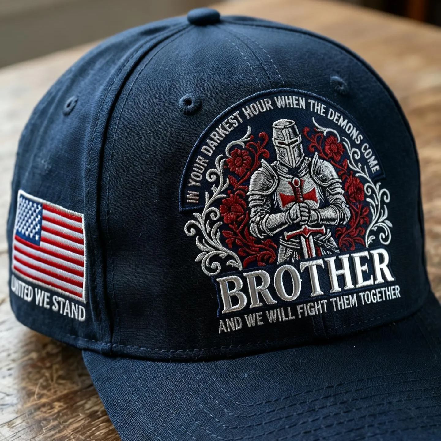 ⚡️Last Day 60% OFF - Brotherhood of Knights Cap⚔️🛡️