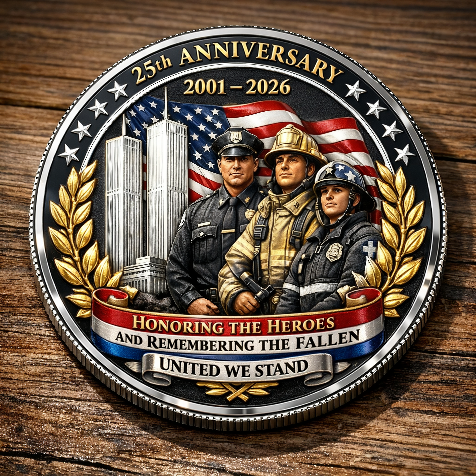 9/11 25th Anniversary Commemorative Coin