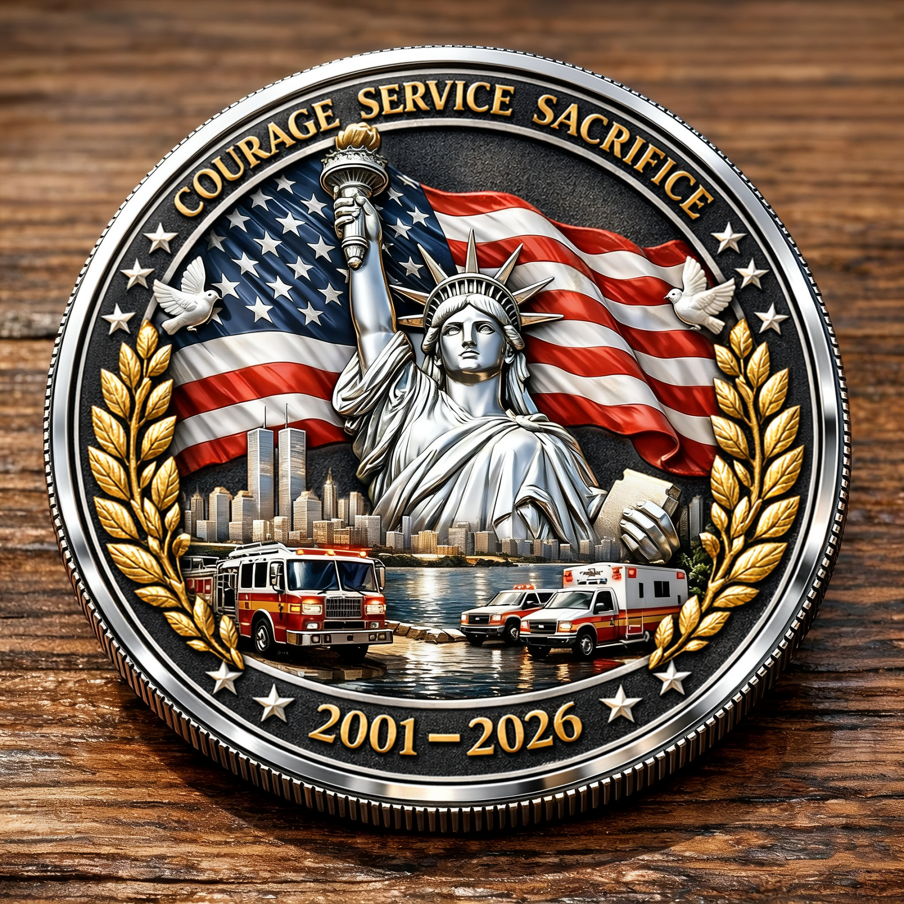 9/11 25th Anniversary Commemorative Coin