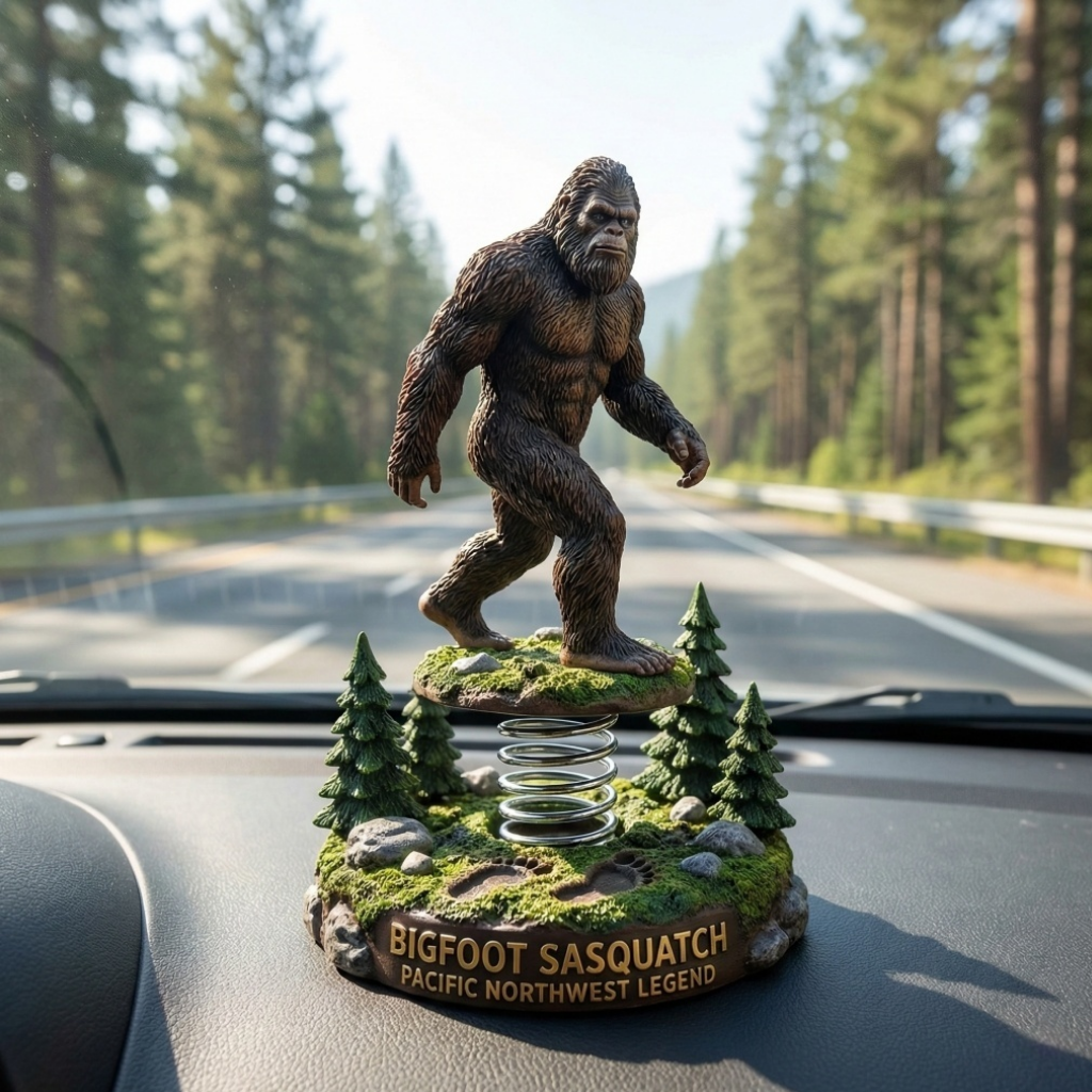🦍 Bigfoot Sasquatch Pacific Northwest Bobblehead – Legend Meets Whimsy