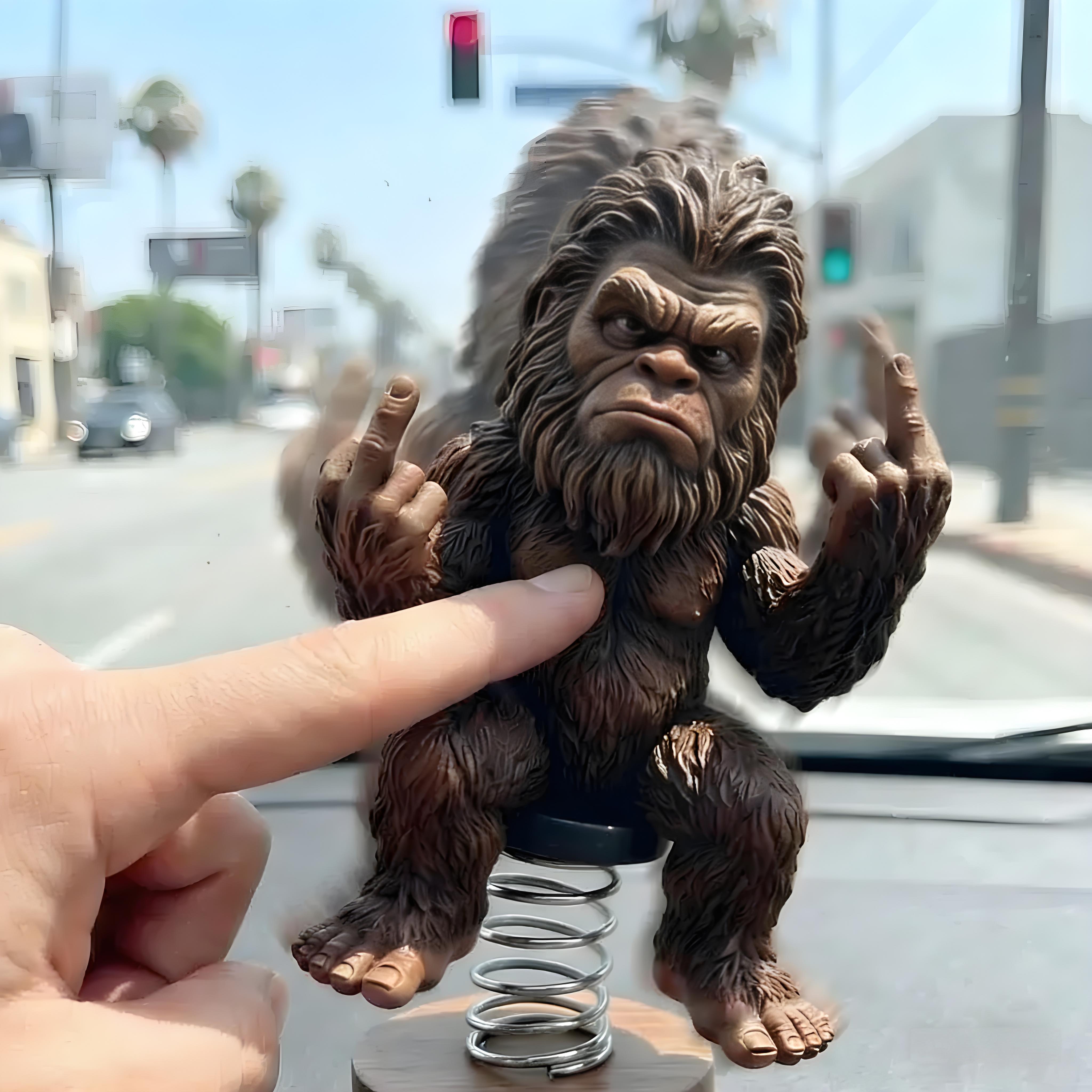 🐾😮Bigfoot “Zero F*cks Given” Bobblehead