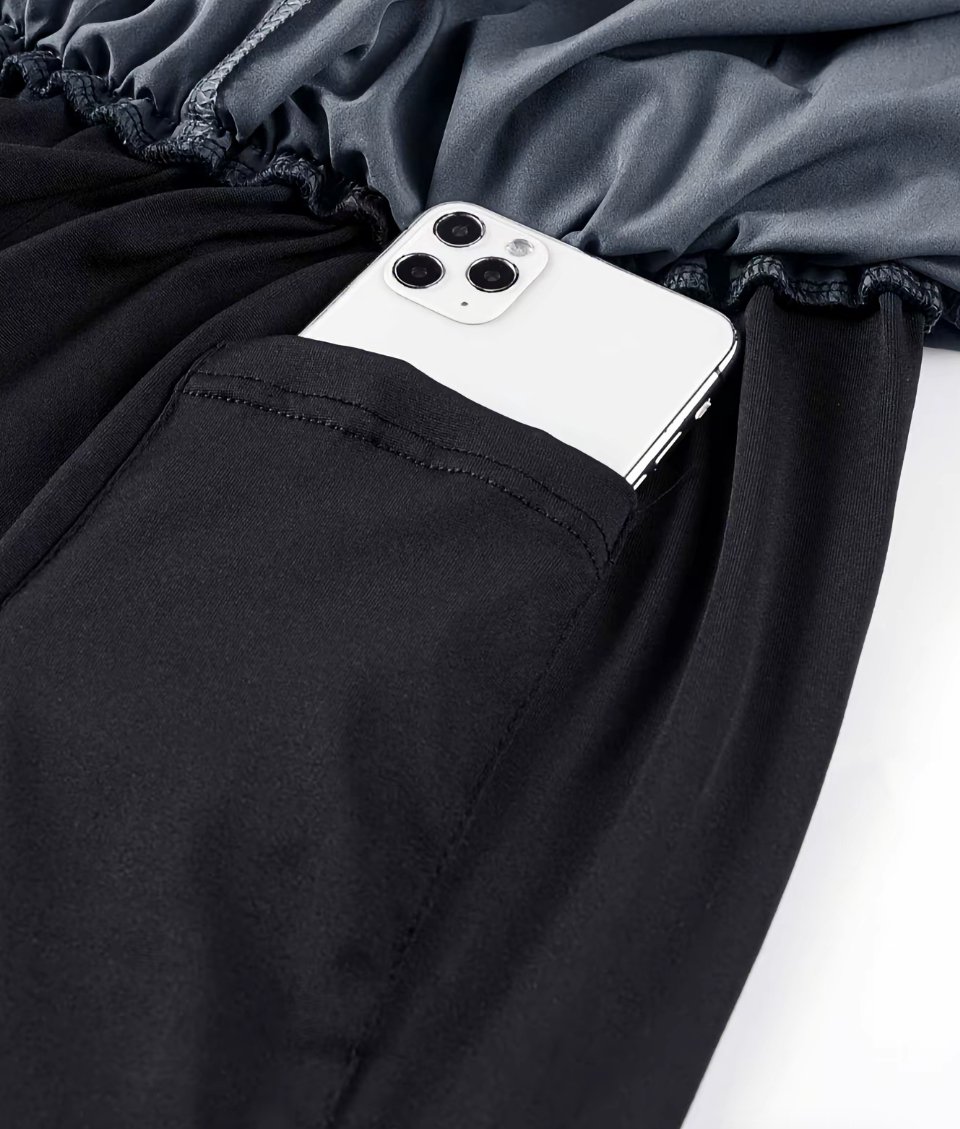 Men’s 2-in-1 Quick-Dry Gym Shorts (4-Pack) 🩳 | Breathable Training Essential 💪 - Black + Dark Gray + Light Gray + Navy Blue / XS