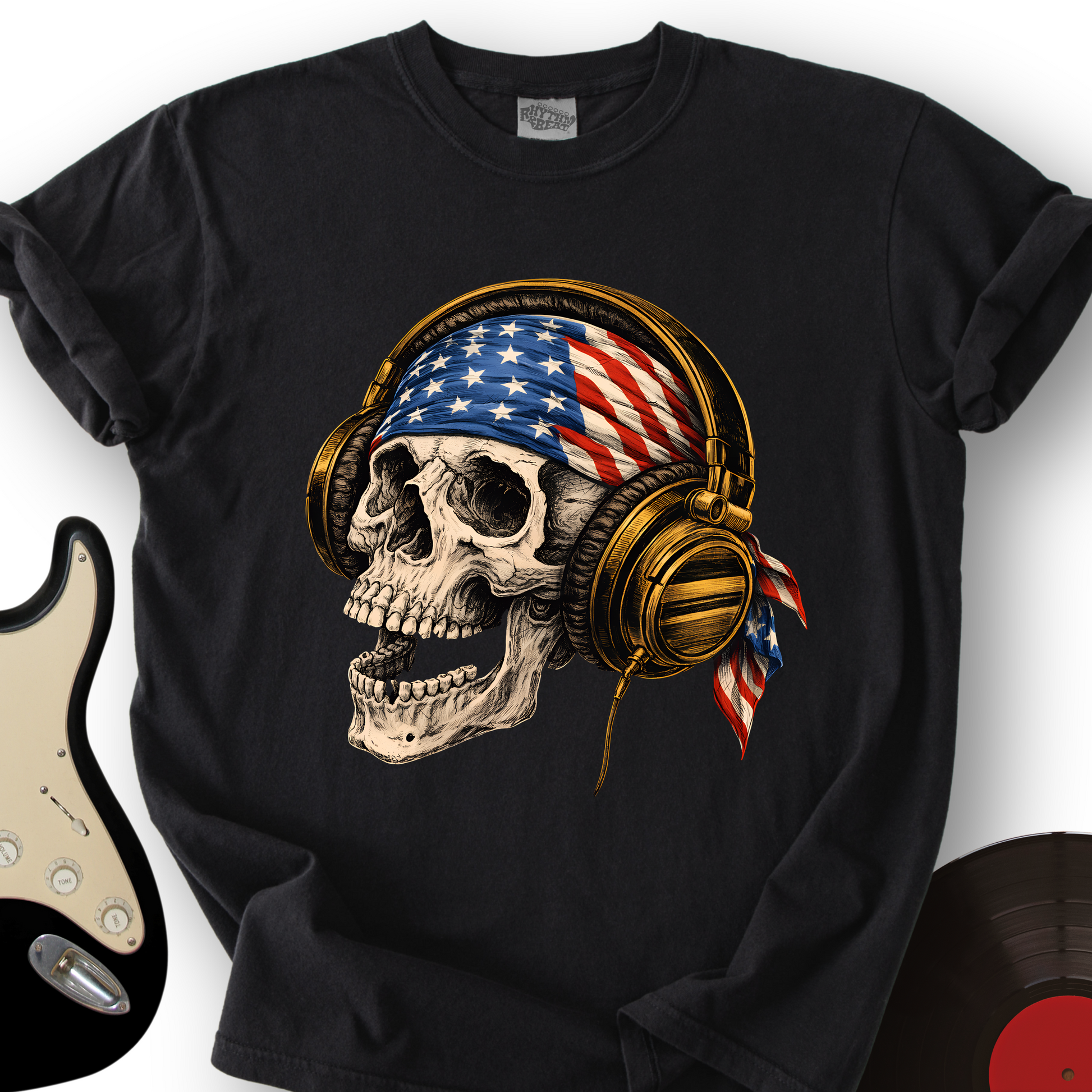 Star-Spangled Skull T-Shirt