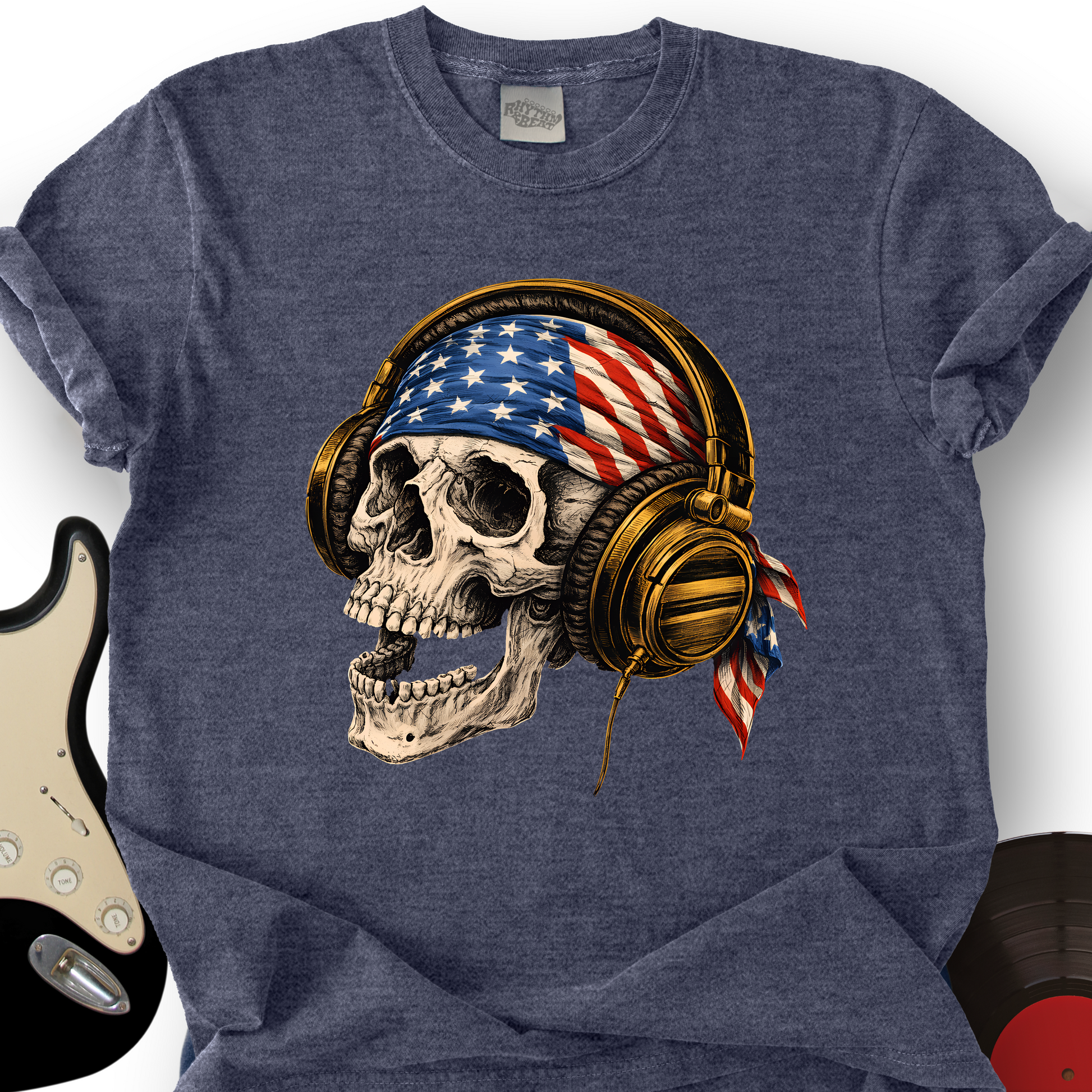 Star-Spangled Skull T-Shirt