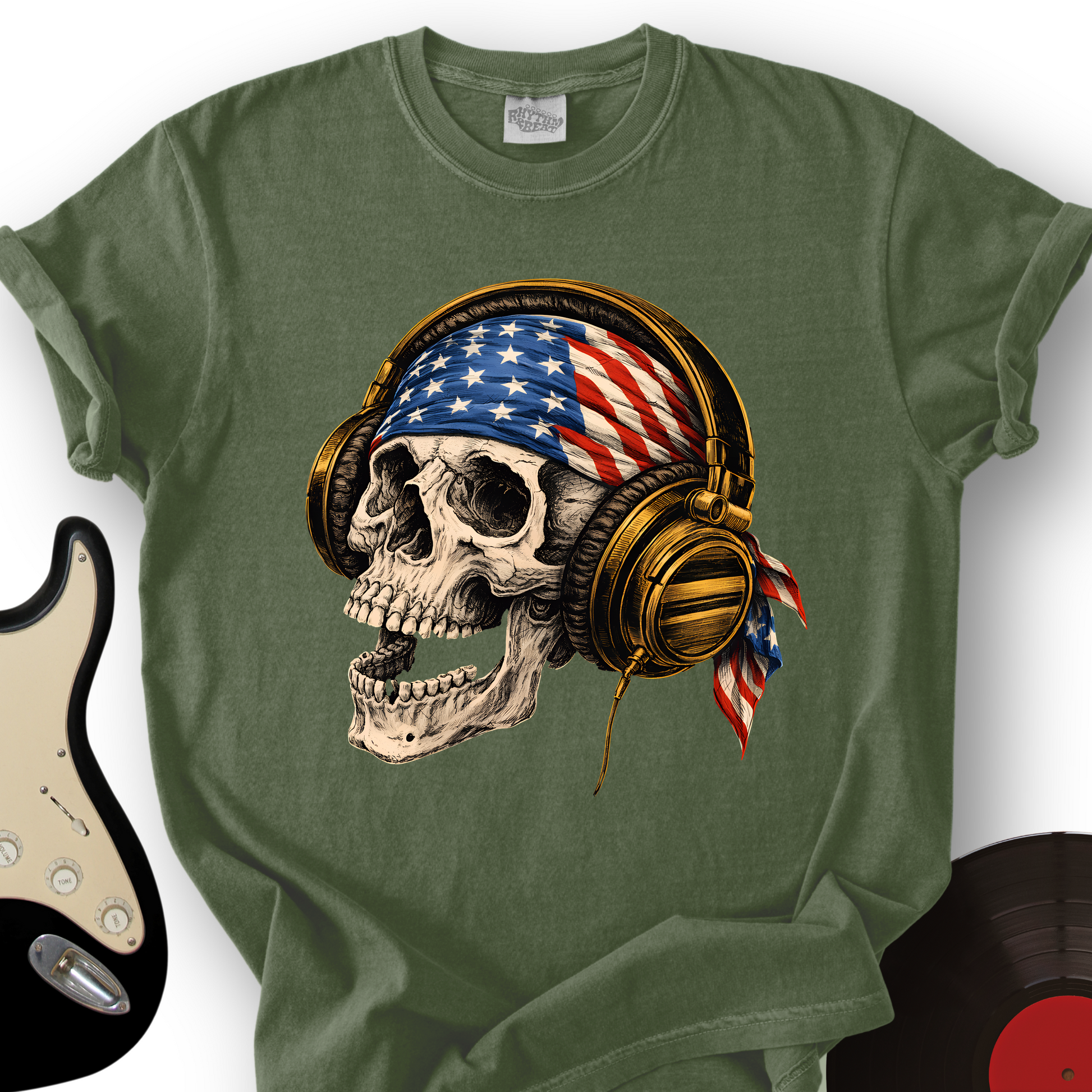 Star-Spangled Skull T-Shirt