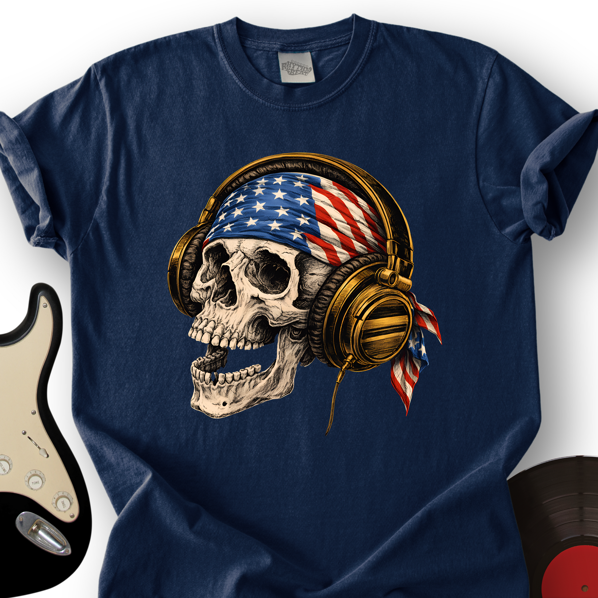 Star-Spangled Skull T-Shirt
