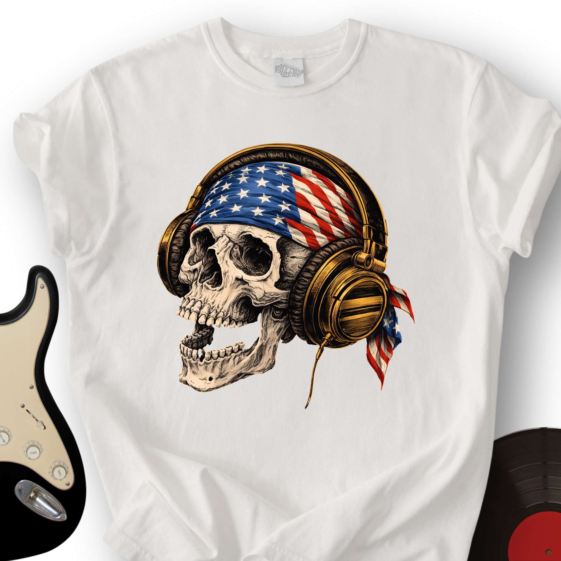 Star-Spangled Skull T-Shirt