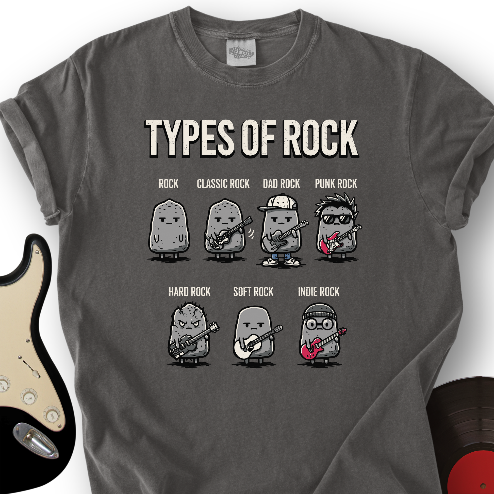Types Of Rock T-Shirt