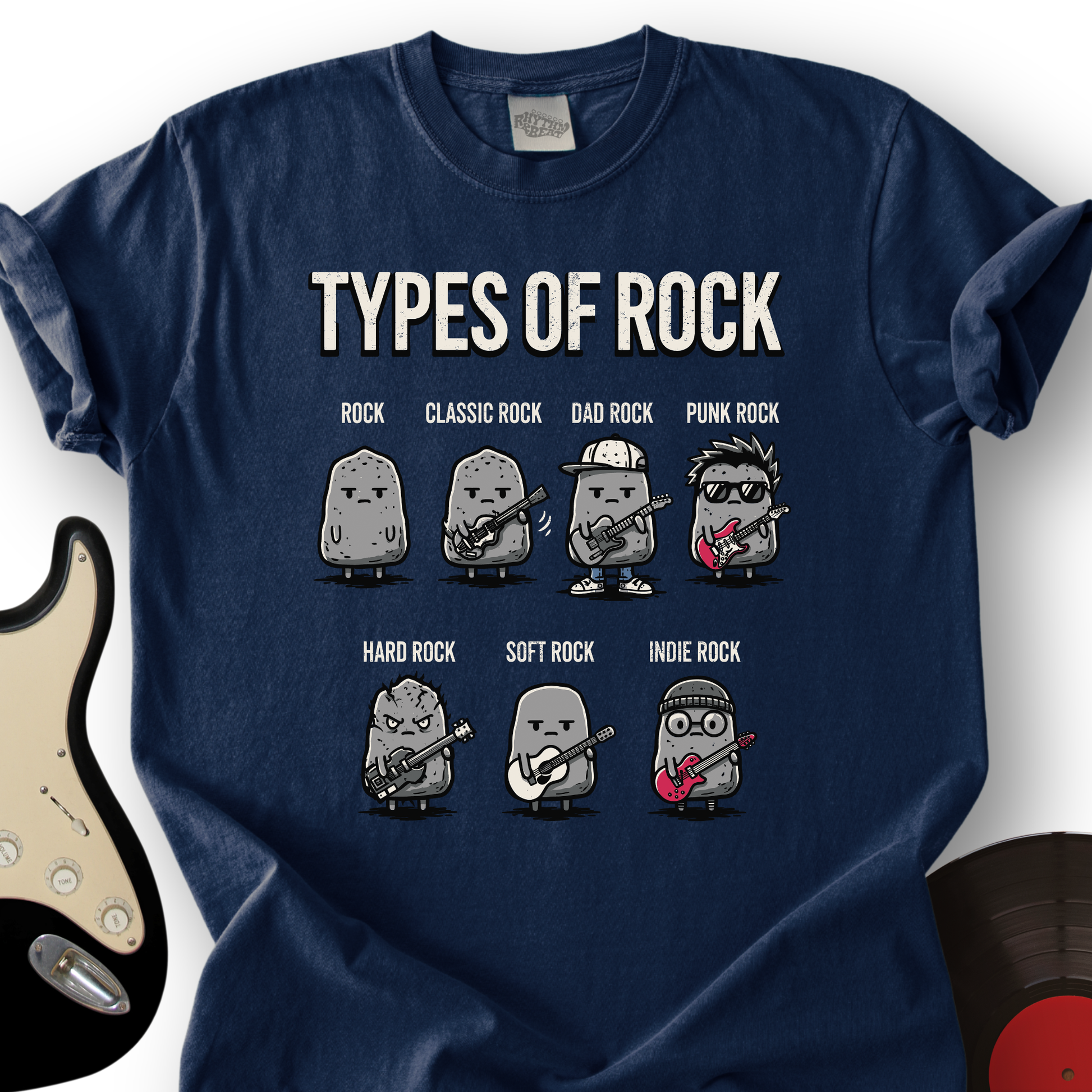 Types Of Rock T-Shirt