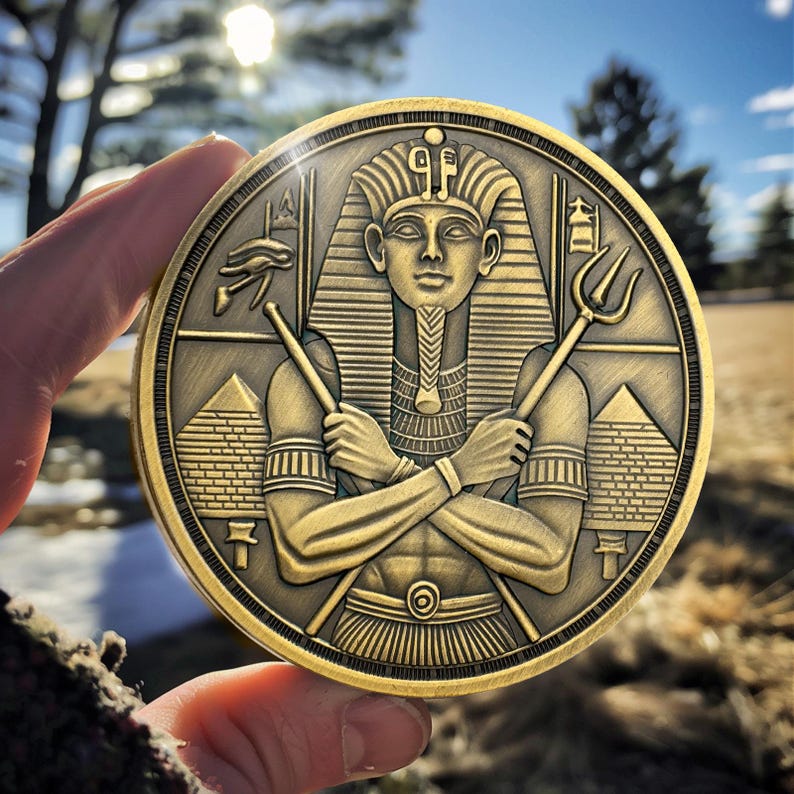 👑 Eternal Pharaoh - Motivational Coin