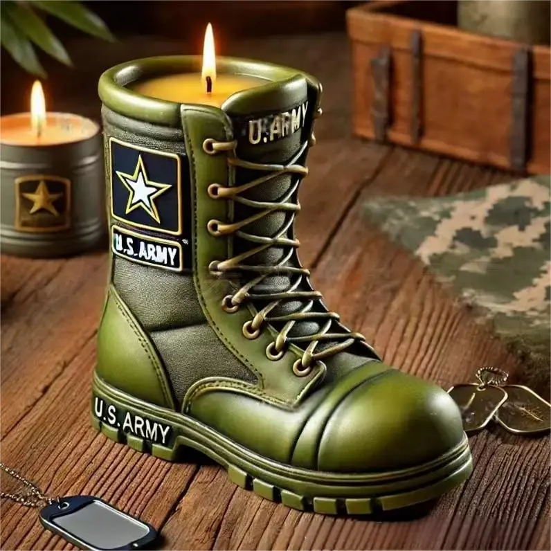 Creative Resin Candie Boots Home Decor Candle