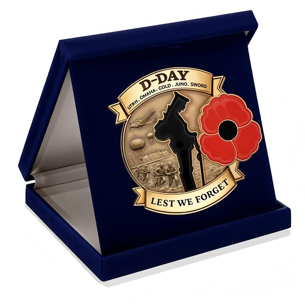 D-DAY 80th Anniversary Commemorative Badge