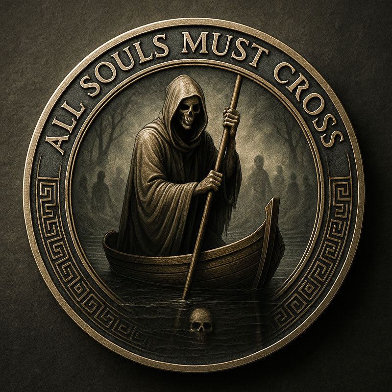 💀🛶Memento Mori – Ferryman of Souls Commemorative Coin
