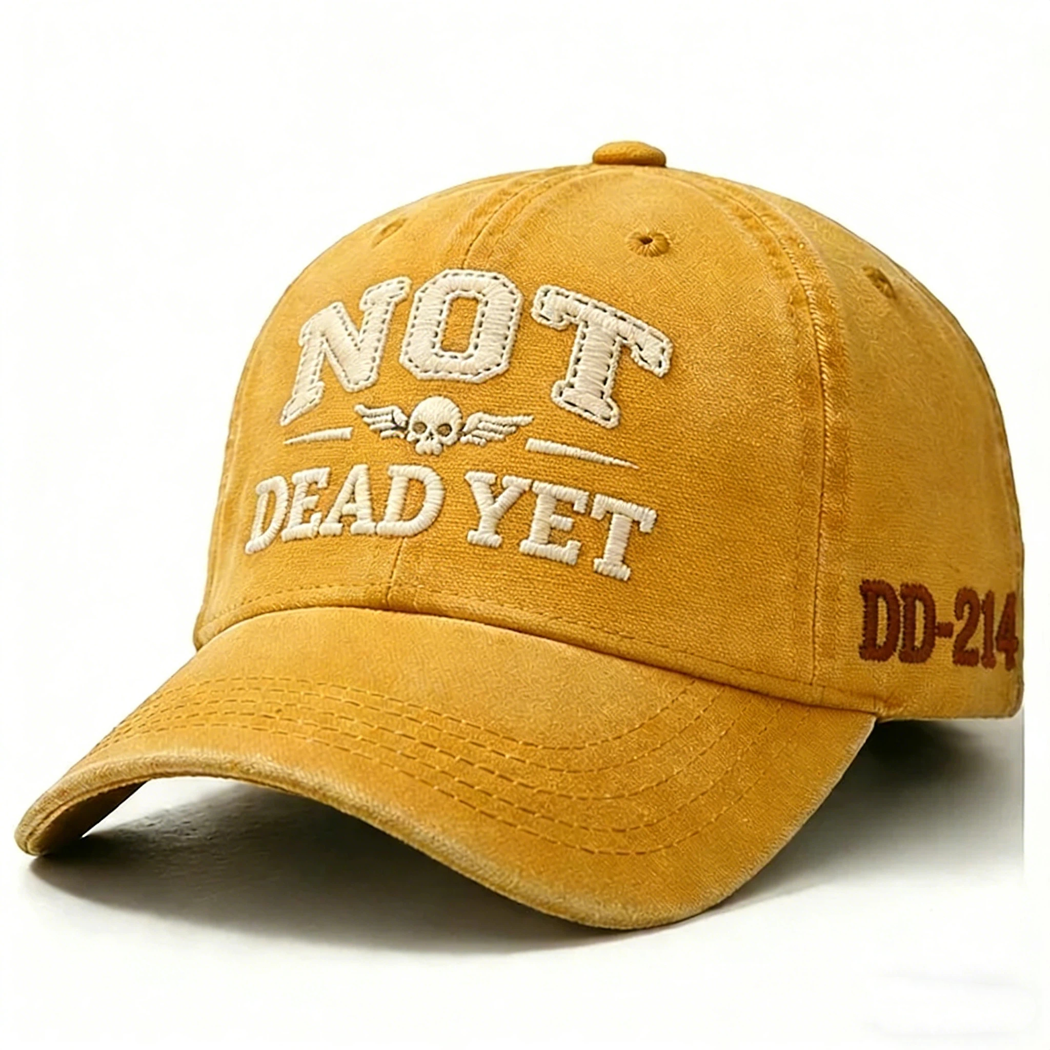 🏆Flash Sale 60% OFF✨Not Dead Yet Embroidery Cap🎁Buy 3 Free Shipping