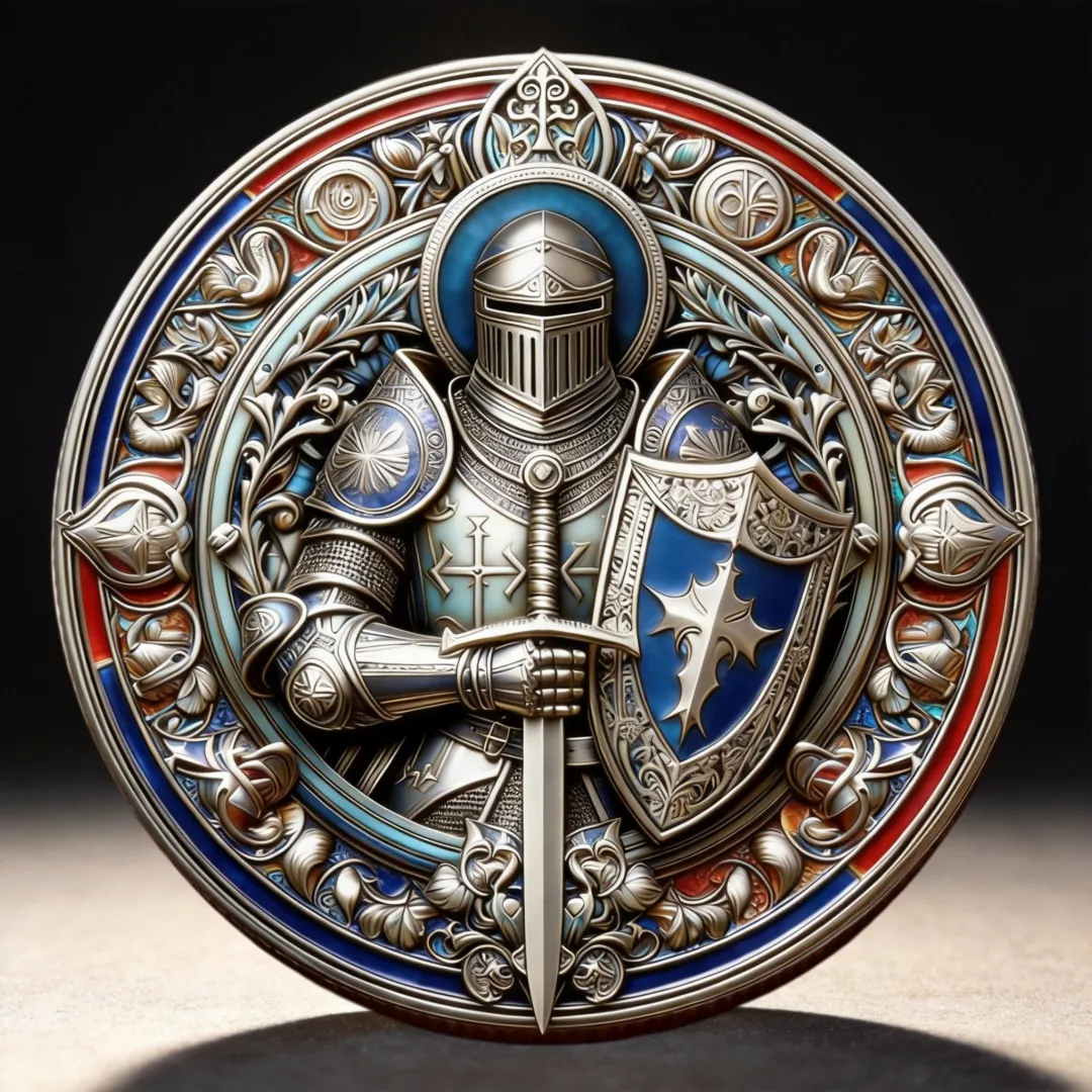⚡️Last Day 60% OFF - Brotherhood of Knights Commemorative Coin ⚔️🛡️