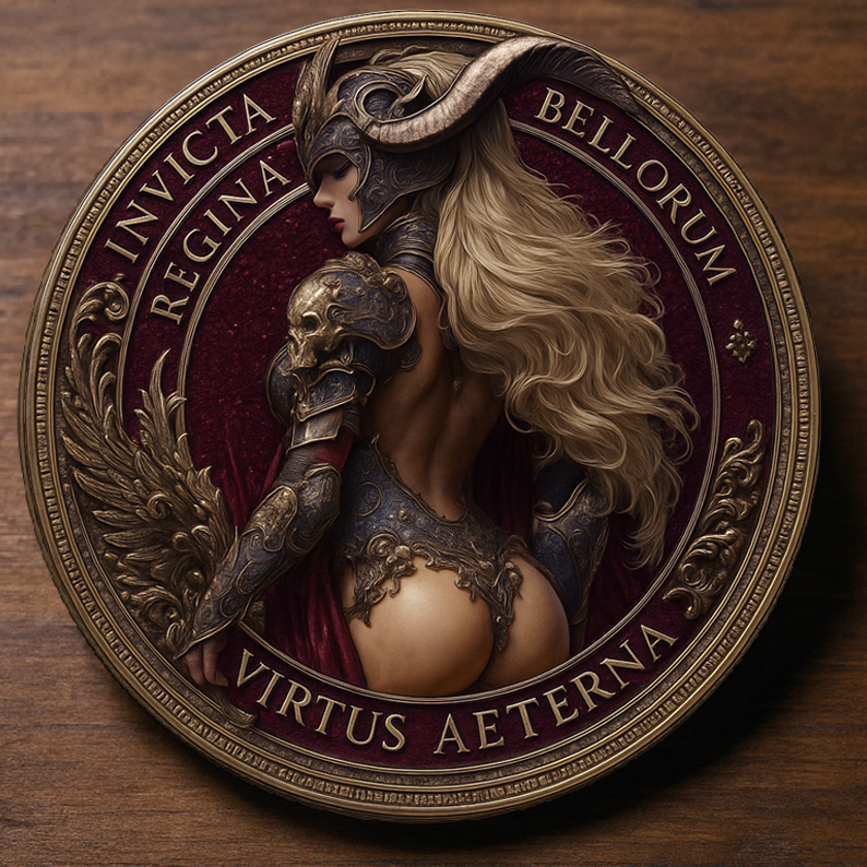Dark Fantasy Warrior Queen Commemorative Coin