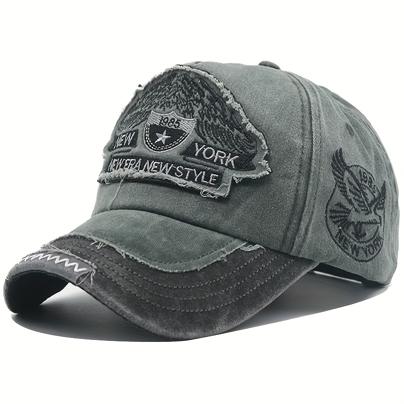 New York Urban Vintage Embroidered Baseball Cap