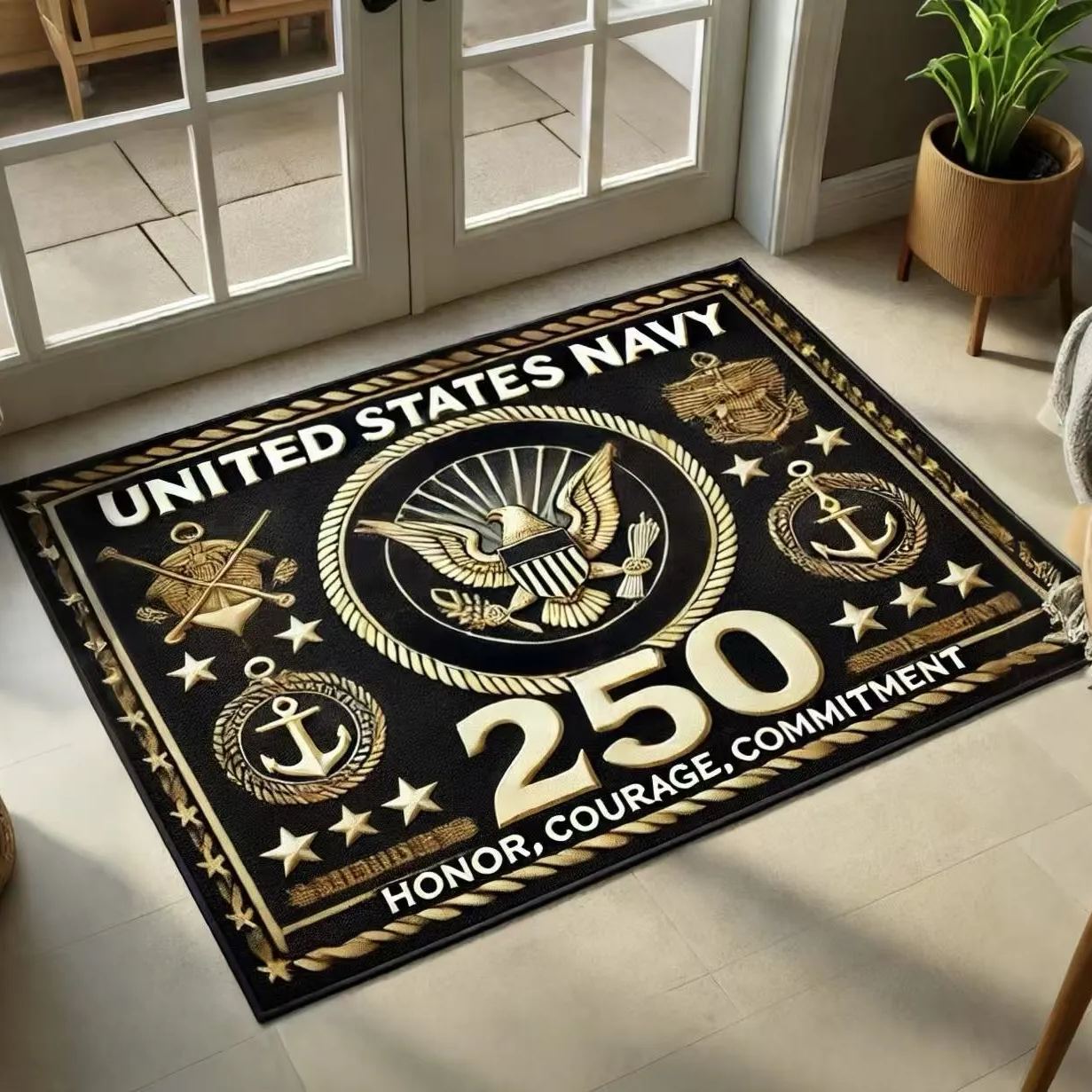 250th Anniversary U.S. Military Commemorative Doormat