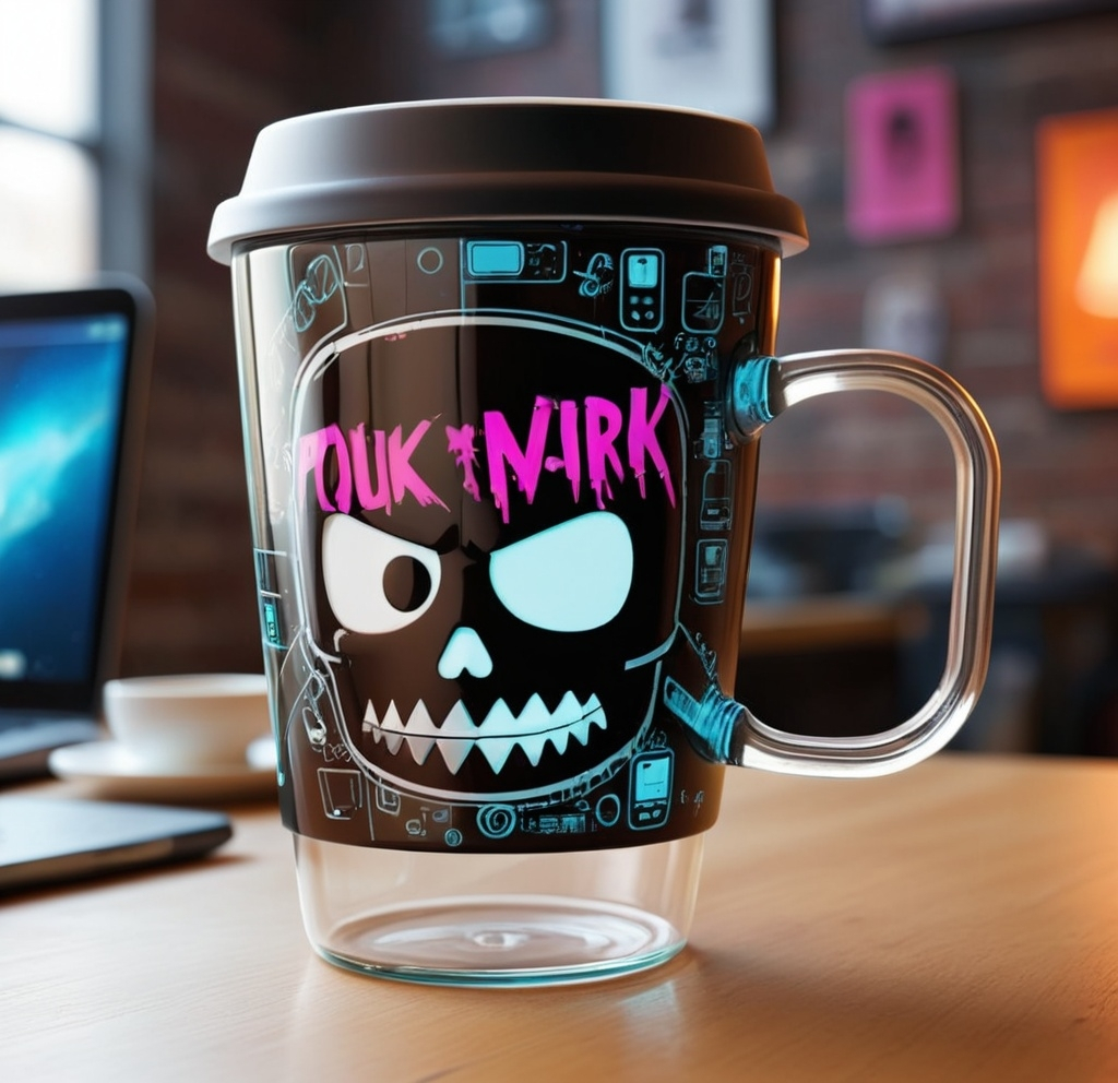 Custom Punk Glass Cup