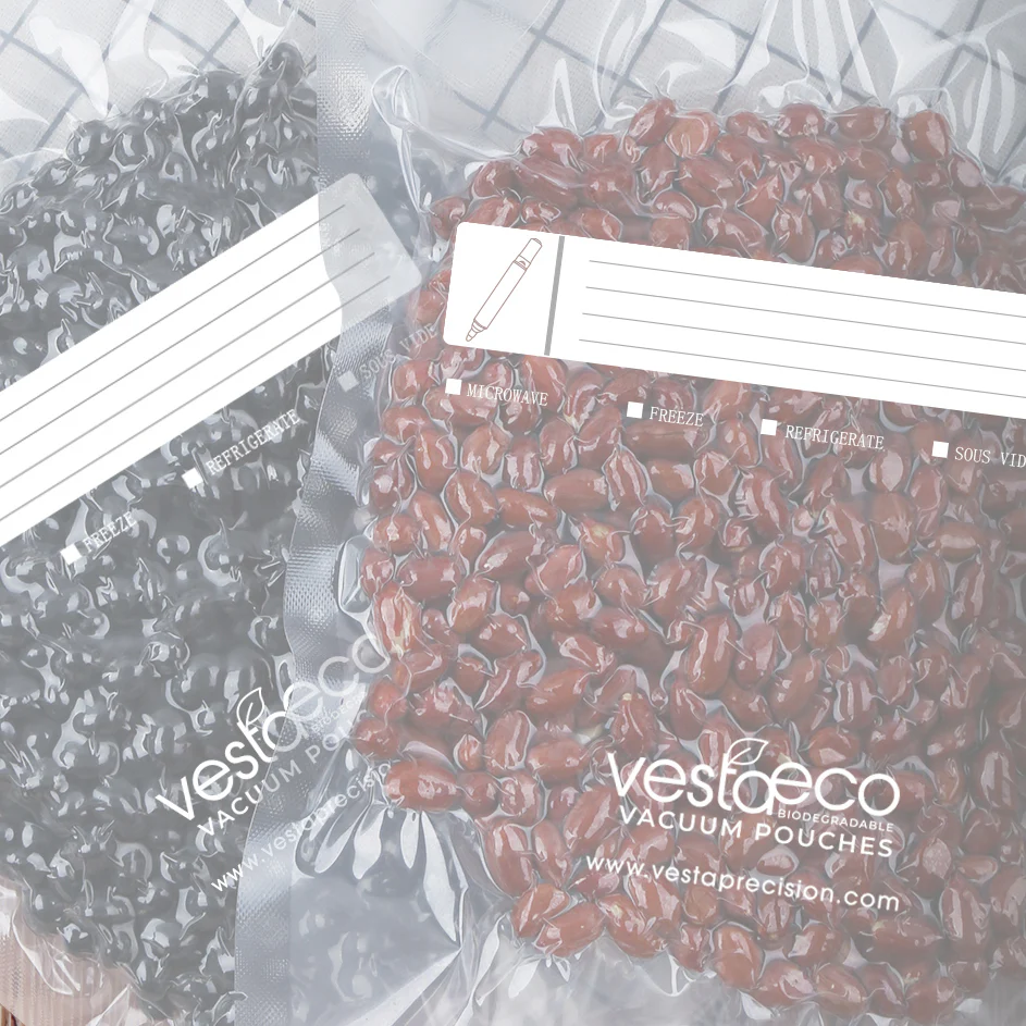 Sachets sous vide compostables VestaEco - plats