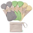 Rose Gold Outer, Mustard Yellow, Grey, Beige