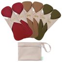 Rose Gold Outer, Aqua, Burgundy, Coffee(Nonslip)