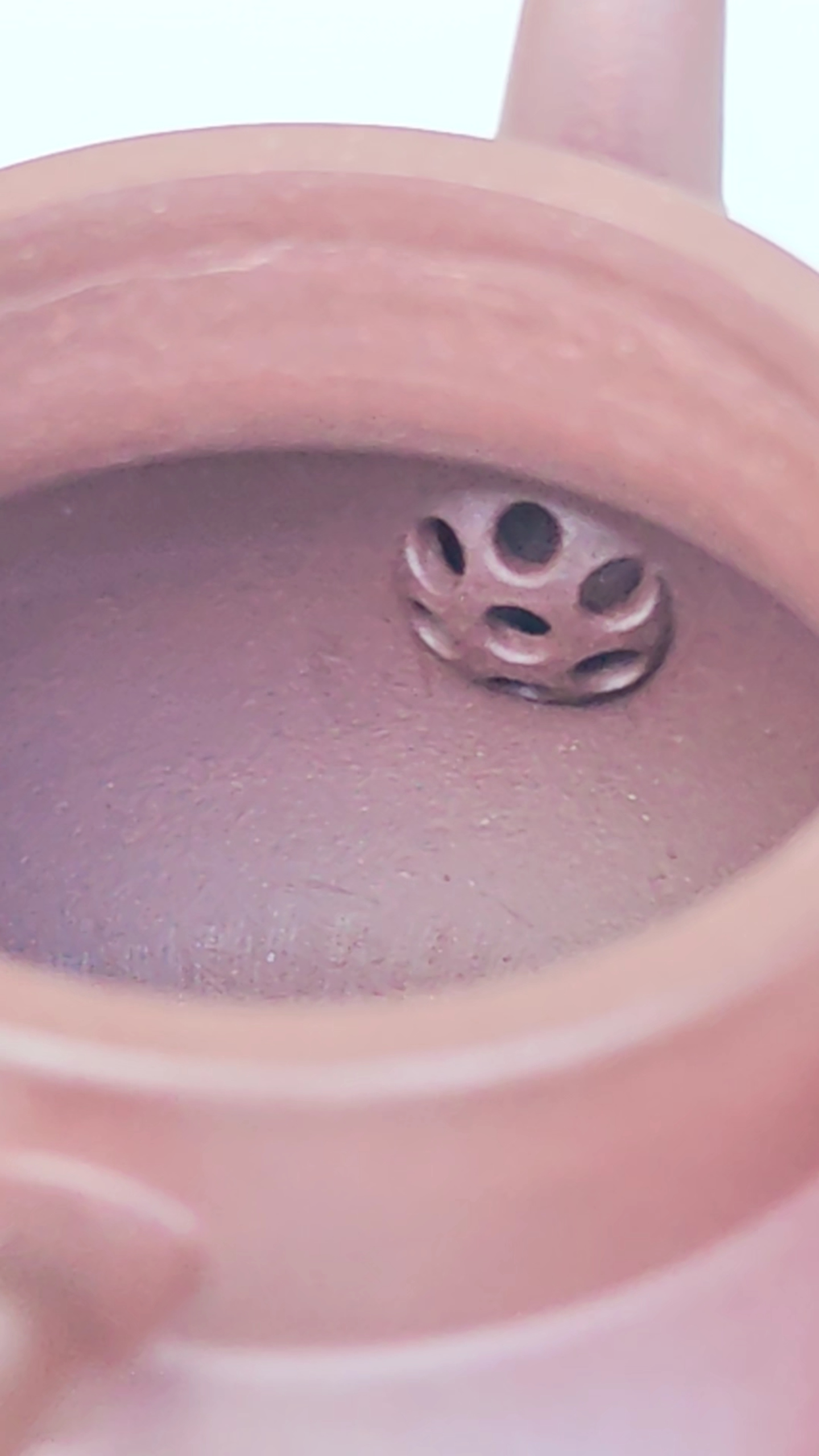 "Bamboo Brings Peace", Yixing Purple Clay (Zisha) Teapot 200ml