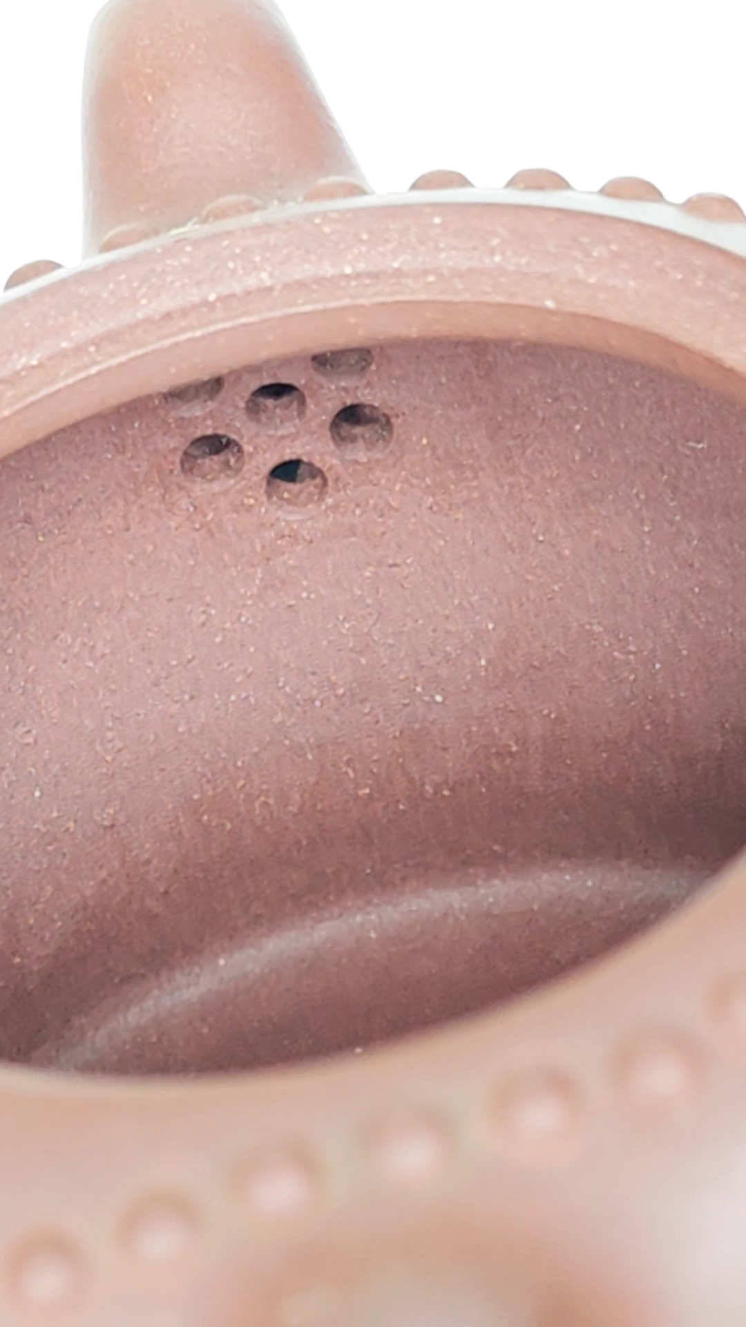 "Buddha Beads", Yixing Purple Clay (Zisha) Teapot 230ml