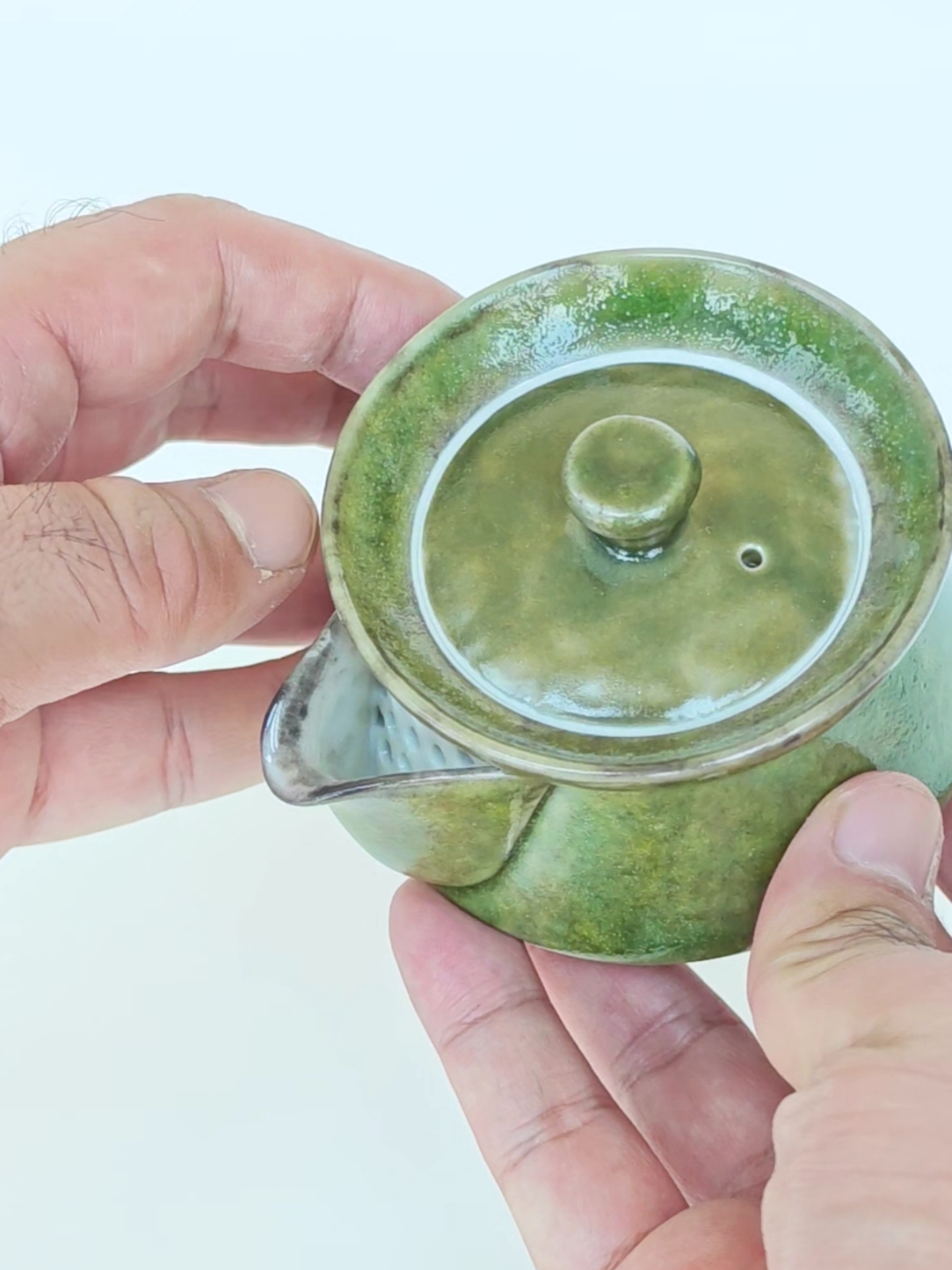 Shino Green Teapot 100ml