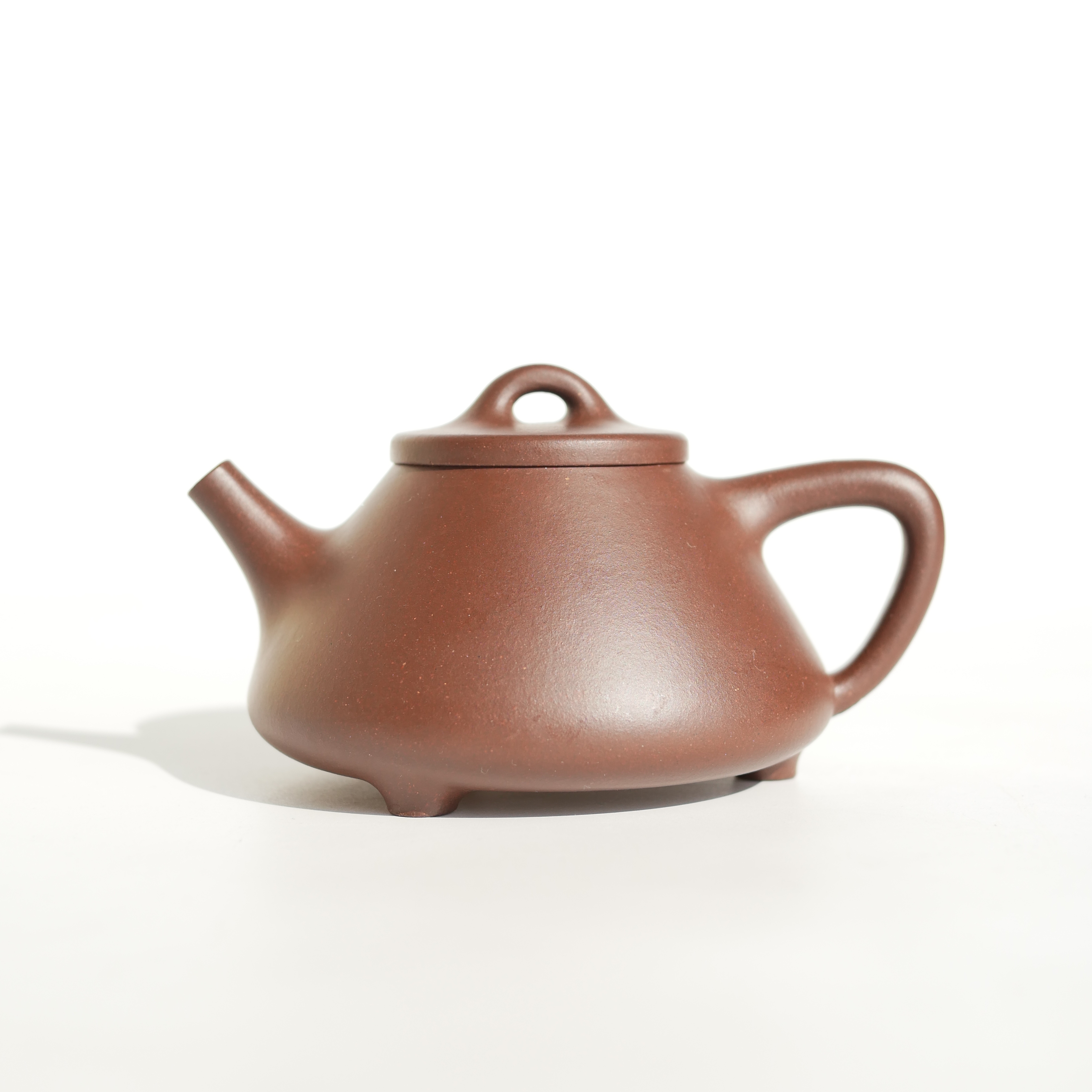 the "Stone Laddle", Yixing Purple Clay (Zisha) Teapot, Handmade Kung Fu Teapot 200ml