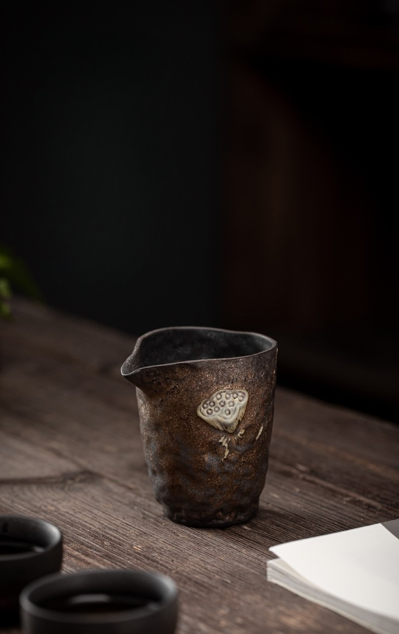 Lotus Stoneware Tea Pitcher 230ml, 3 Styles Optional