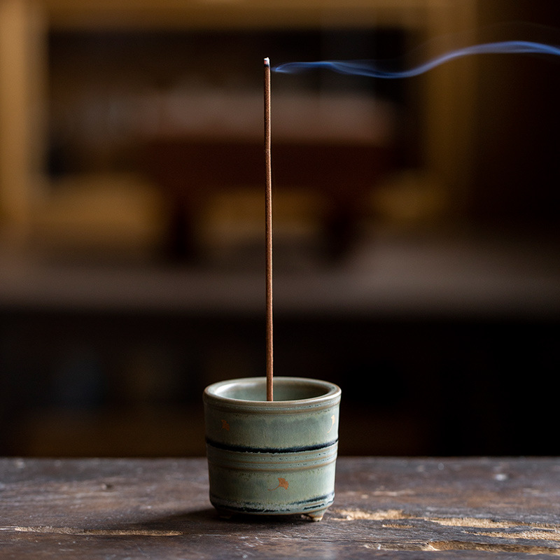 Flambé Glaze Mini Incense Burner