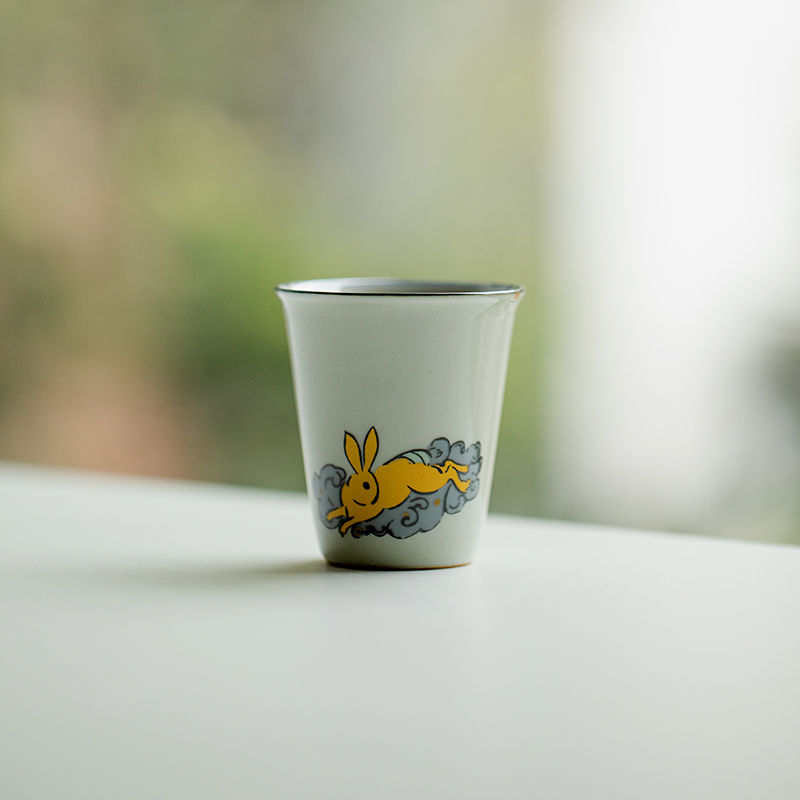 Golden Rabbit Tea Cup 40ml