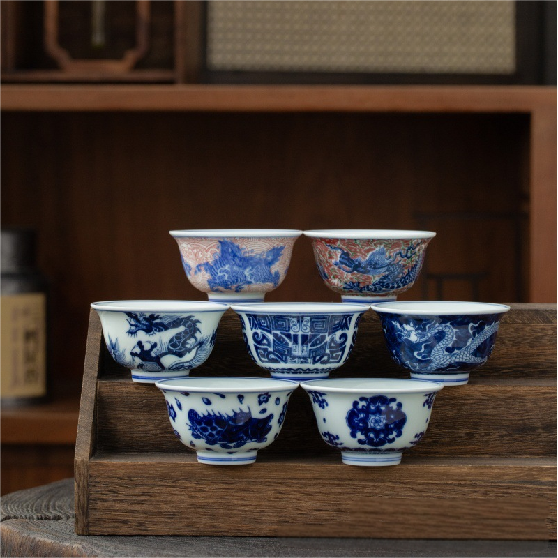 Collection of Classic Pattern Tea Cup 100ml