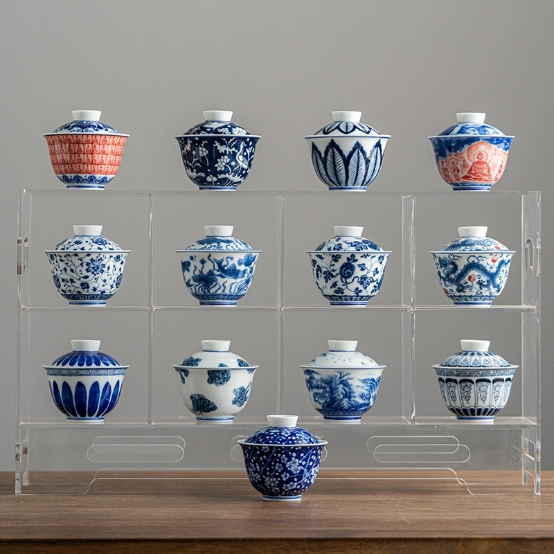 Collection of Classic Pattern Gaiwans 150ml