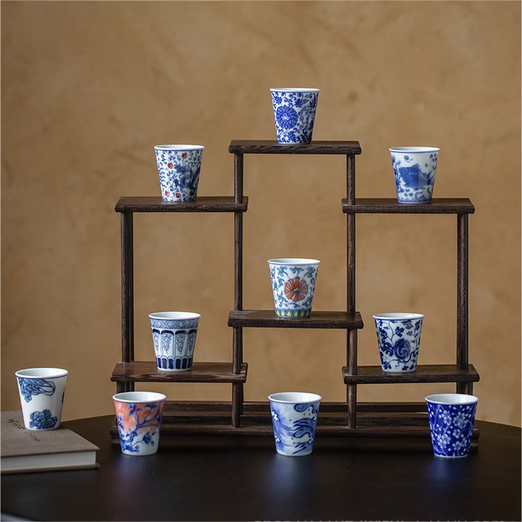 Collection of Classic Pattern Tea Cups 40ml