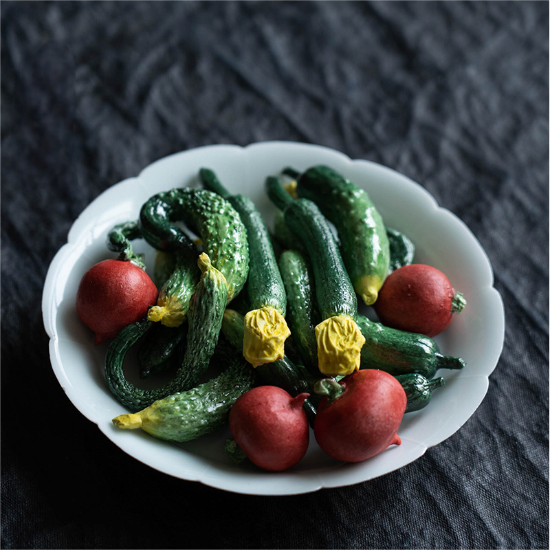 Collection of Miniature Cucumber and Radish