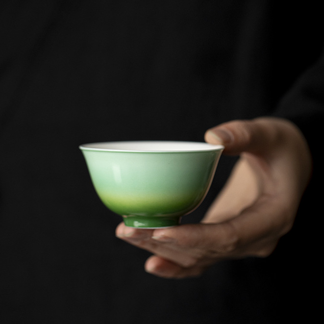 Gradient Green Tea Cup 100ml