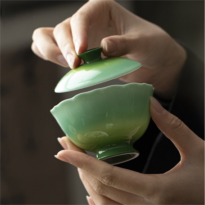 Gradient Green Gaiwan 100ml