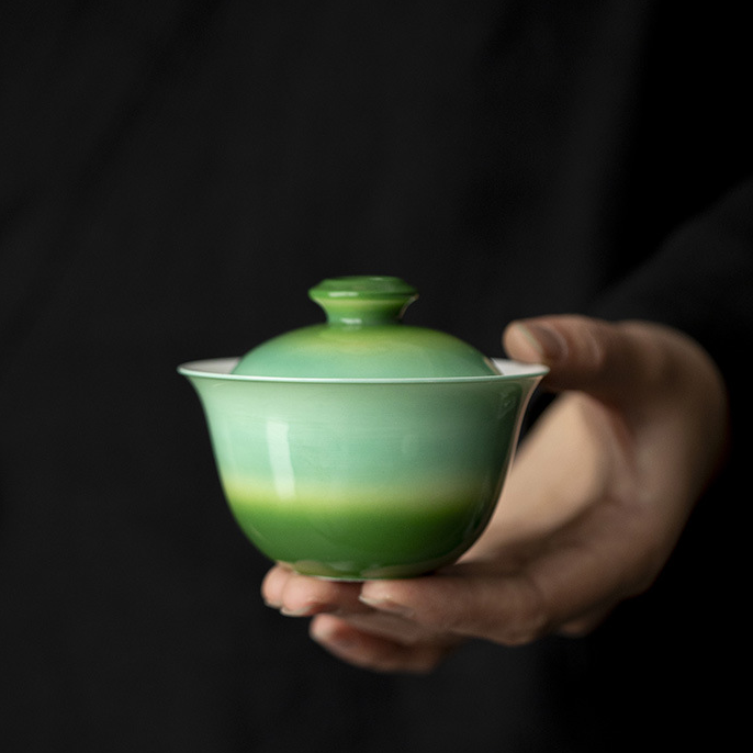 Gradient Green Gaiwan 130ml