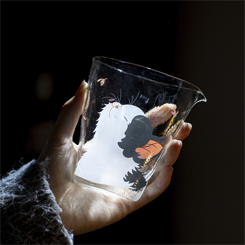 Blissful Cat Glass Pitcher 270ml