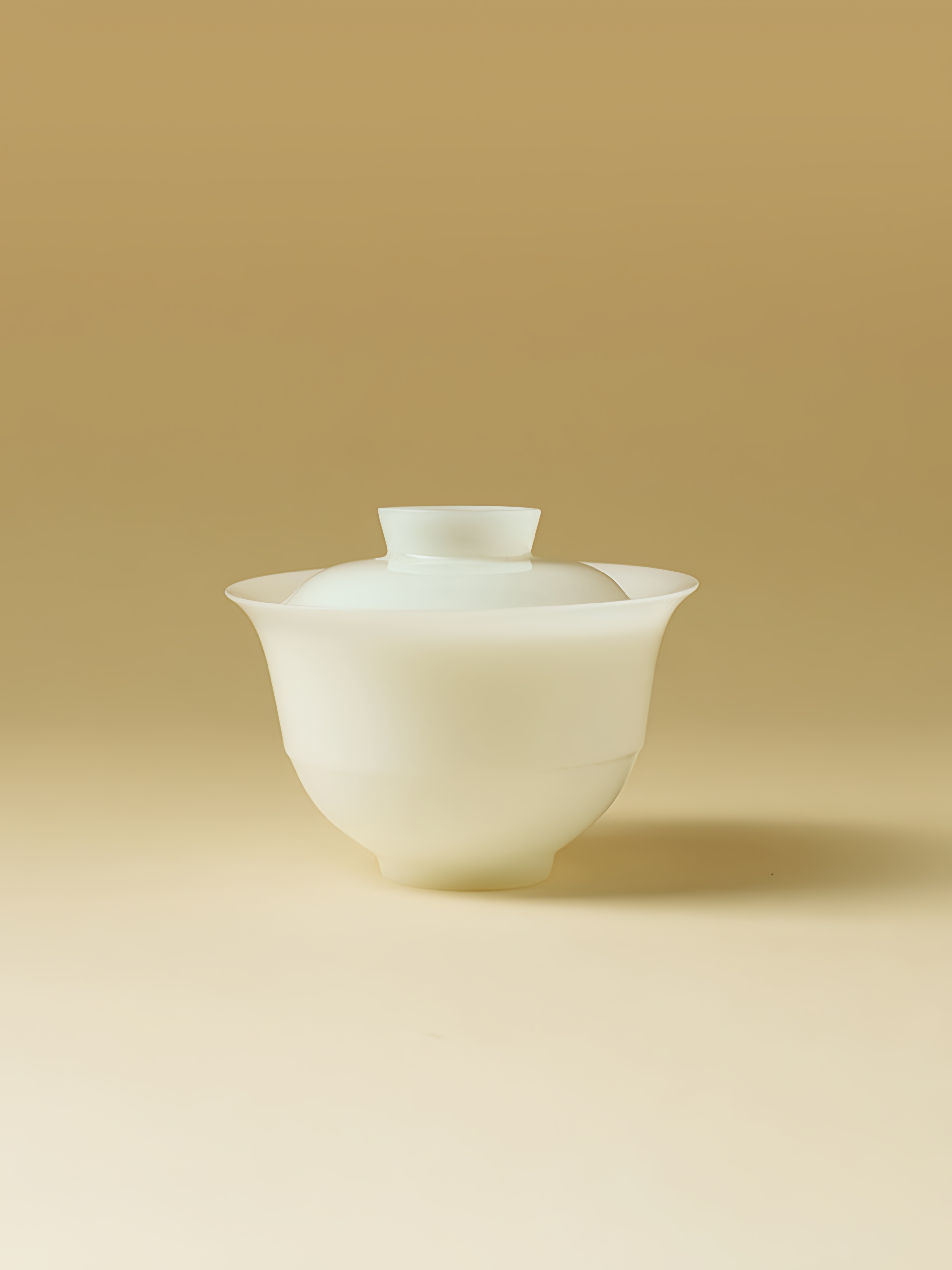 Ice Jade Porcelain Gaiwan with Saucer 110ml