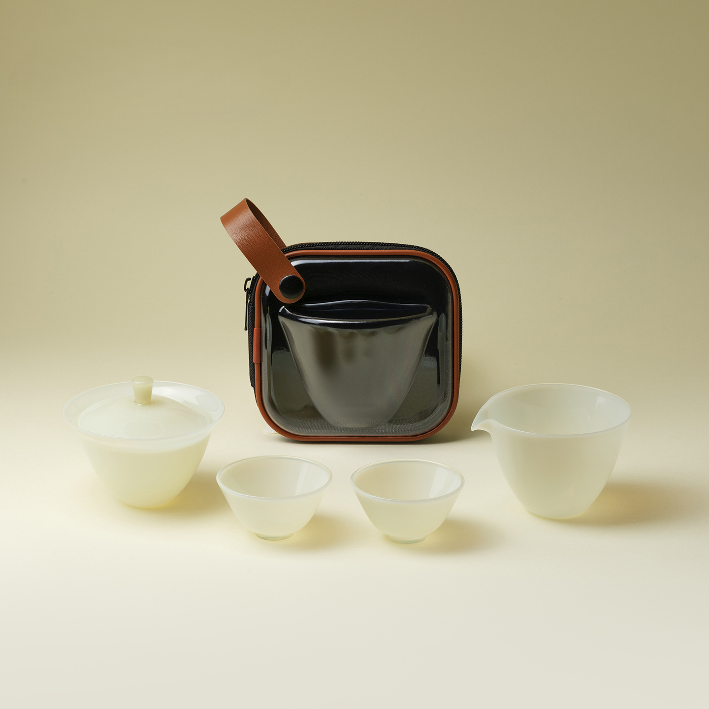 Ice Jade Porcelain Travel Tea Set 150ml