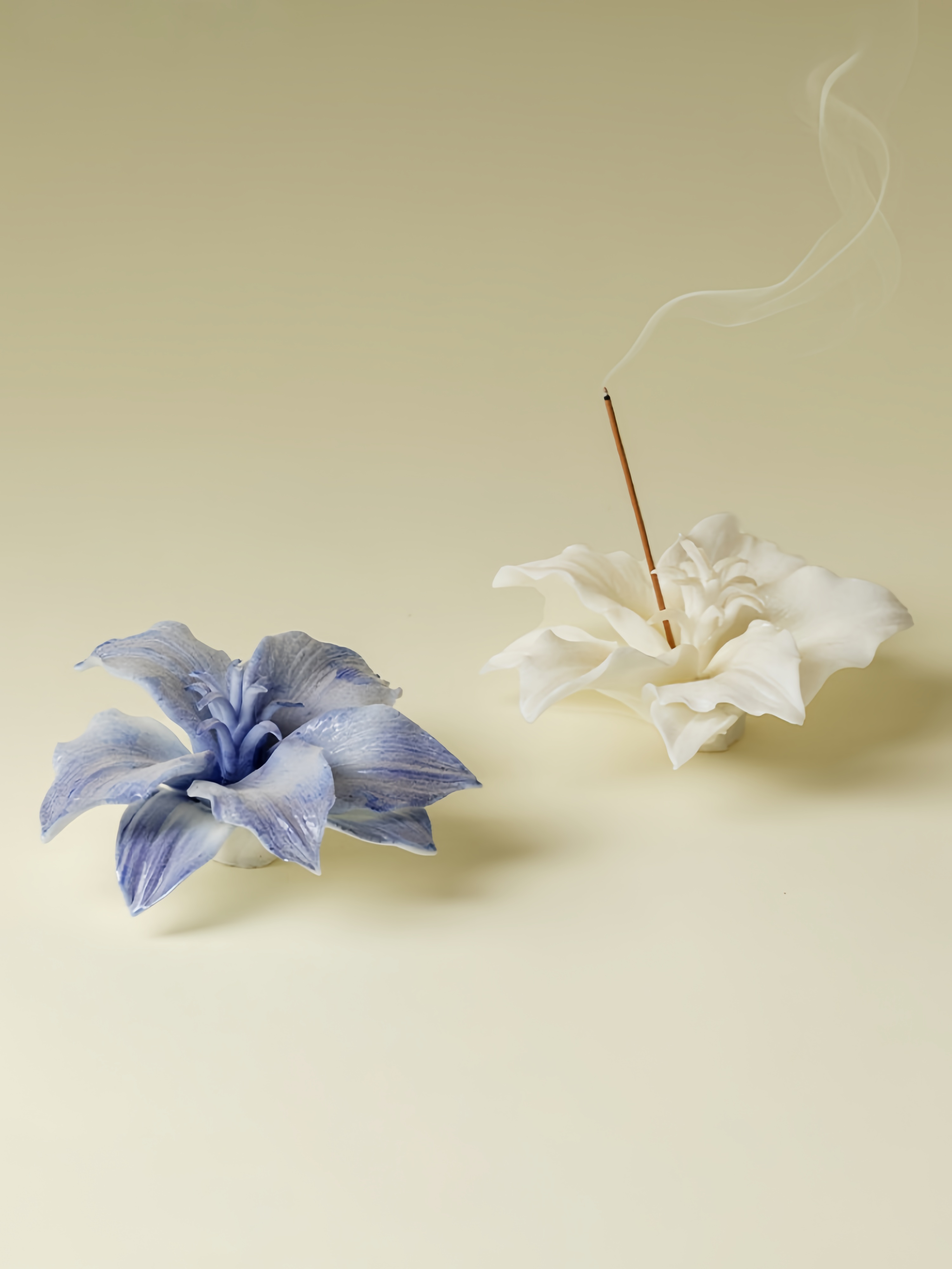Ceramic Lily Incense Holder