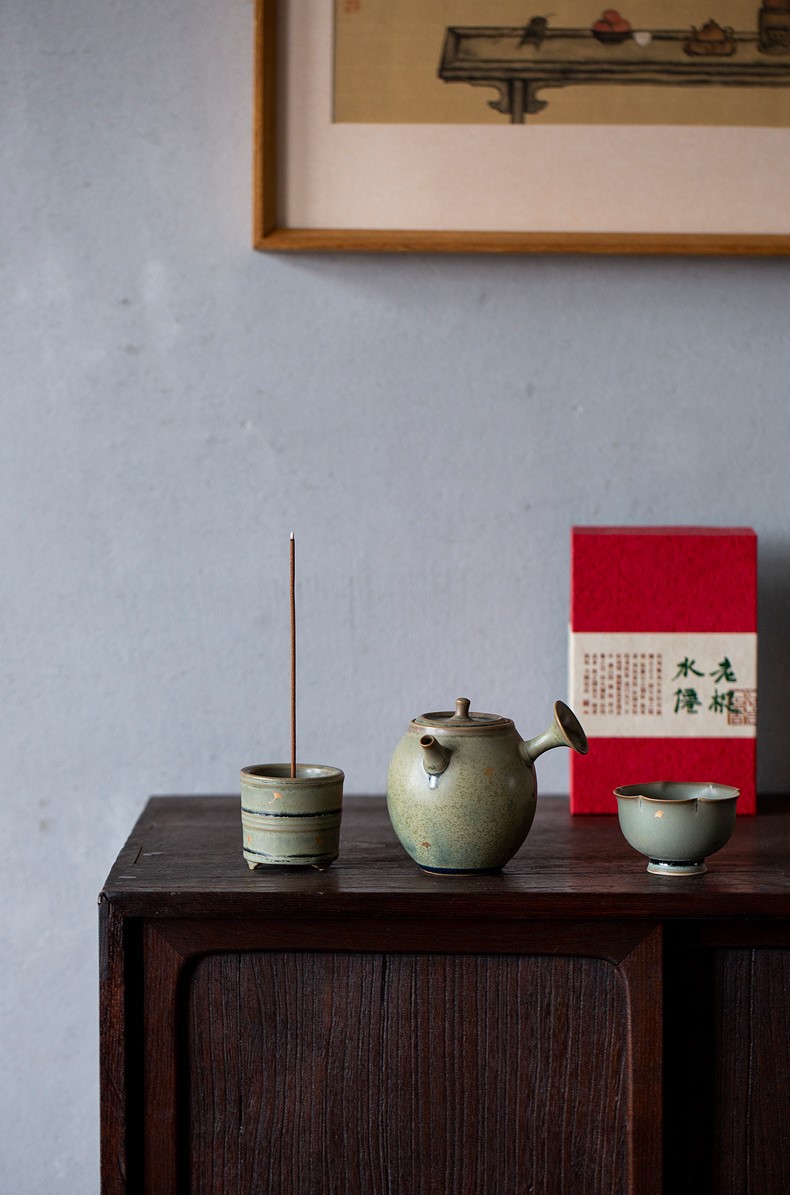 Flambé Glaze Mini Incense Burner