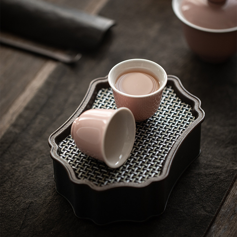 Light Pink Porcelain Tea Cups*4 PCS, 100ml