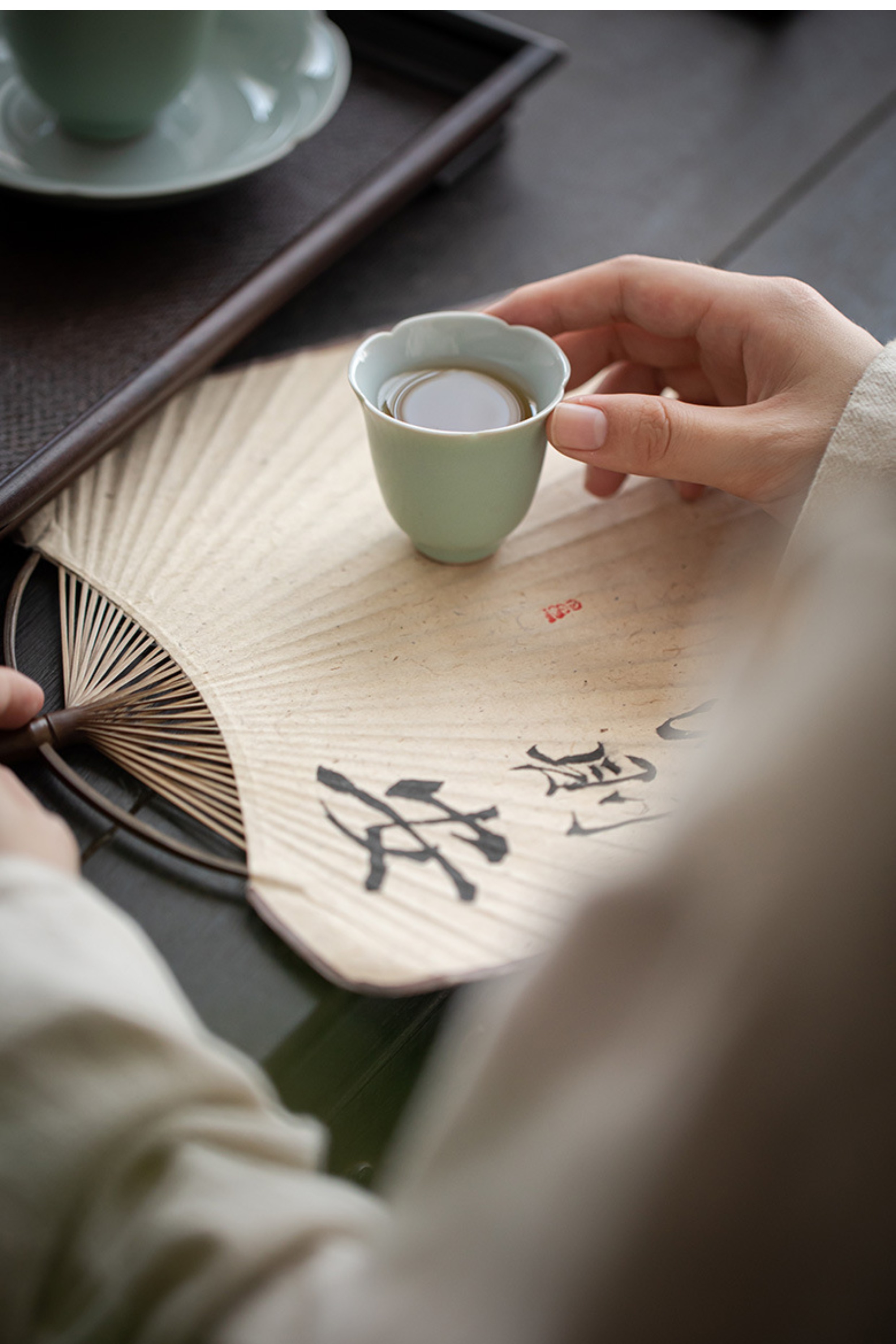 Colorful Porcelain Kungfu Tea Cups Set 40ml