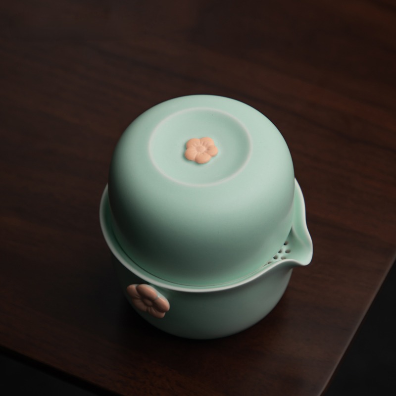 Jade Green Travel Tea Set 120ml